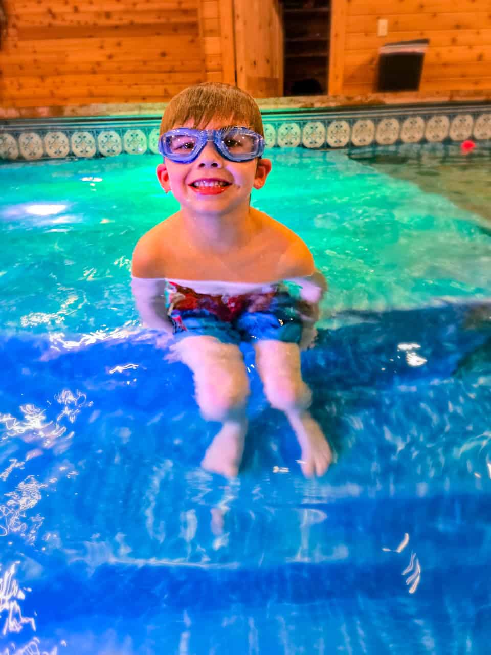 Child Swimming in Pool Laurel Montana